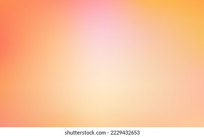 Light orange vector blur texture. Colorful gradient abstract illustration in blur style. Wallpaper for your web apps.