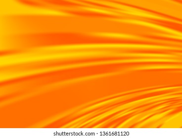 Light Orange vector blurred background. Colorful abstract illustration with gradient. A new texture for your design.