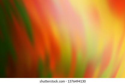 Light Orange vector blurred background. Abstract colorful illustration with gradient. The best blurred design for your business.