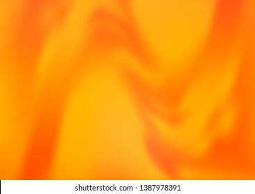 Light Orange vector blurred background. Colorful illustration in blurry style with gradient. Brand new design for your business.