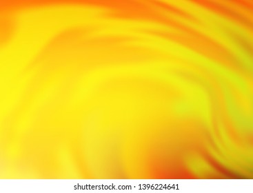Light Orange vector blurred background. A completely new color illustration in a bokeh style. The template can be used for your brand book.