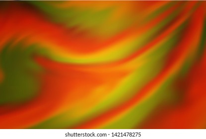 Light Orange vector blurred background. Modern abstract illustration with gradient. Background for a cell phone.