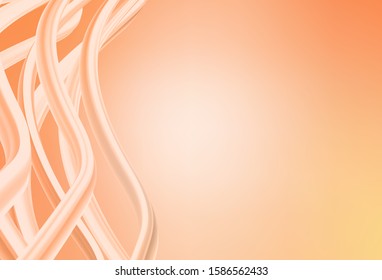Light Orange vector blurred background. New colored illustration in blur style with gradient. The best blurred design for your business.
