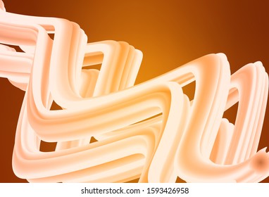 Light Orange vector blurred background. Colorful illustration in abstract style with gradient. Background for a cell phone.