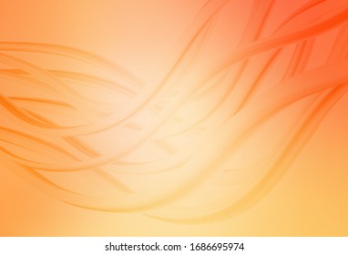 Light Orange vector blurred background. A completely new colored illustration in blur style. Blurred design for your web site.