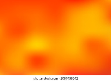 Light Orange vector blurred background. A vague abstract illustration with gradient. Elegant cover for a brand book.