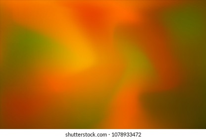 Light Orange vector blurred bright texture. Creative illustration in halftone style with gradient. A completely new template for your business design.