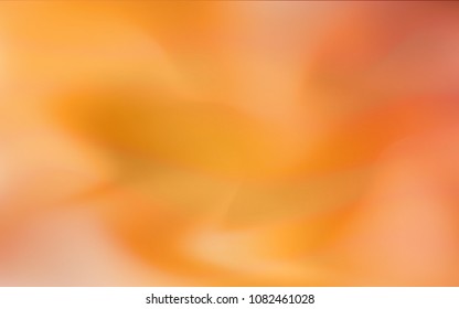 Light Orange vector blurred bright texture. An elegant bright illustration with gradient. The textured pattern can be used for background.