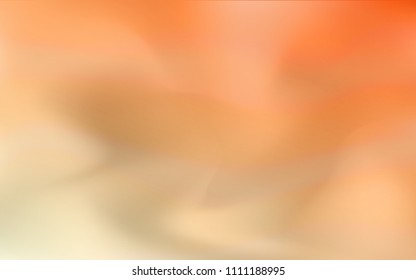 Light Orange vector blurred bright template. Colorful illustration in abstract style with gradient. The template can be used as a background of a cell phone.
