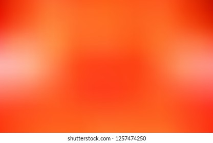 Light Orange vector blurred bright template. A completely new color illustration in a vague style. Brand new style for your business design.