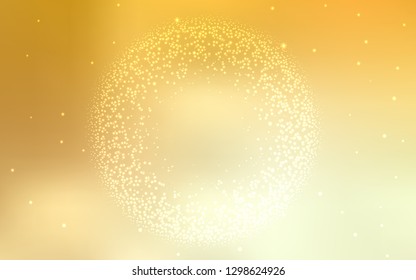 Light Orange vector blurred bright texture. A completely new colored illustration in blur style. Smart design for your work.