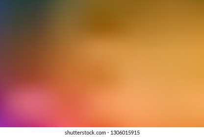 Light Orange vector blurred bright pattern. Colorful illustration in abstract style with gradient. Blurred design for your web site.