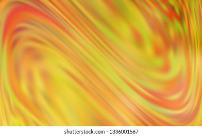 Light Orange vector blurred bright template. Colorful illustration in abstract style with gradient. Background for designs.