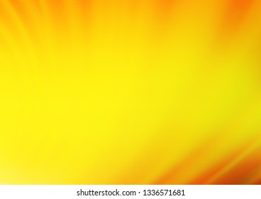 Light Orange vector blurred bright background. Shining colorful illustration in a Brand new style. The template can be used for your brand book.