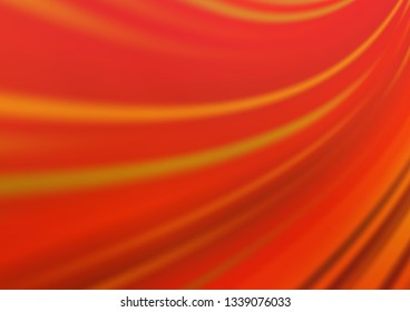 Light Orange vector blurred bright pattern. A completely new color illustration in a bokeh style. The best blurred design for your business.