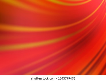 Light Orange vector blurred bright template. Colorful illustration in abstract style with gradient. Brand new design for your business.