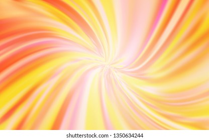 Light Orange vector blurred bright pattern. Colorful illustration in abstract style with gradient. New style for your business design.