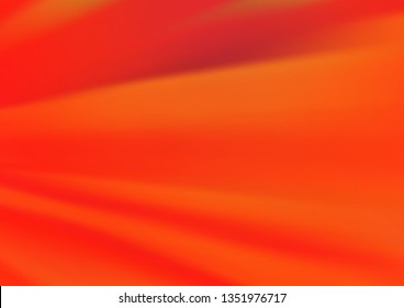 Light Orange vector blurred bright template. Colorful illustration in abstract style with gradient. Brand new design for your business.
