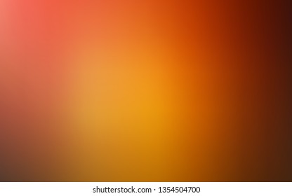 Light Orange vector blurred bright pattern. Modern abstract illustration with gradient. New style for your business design.