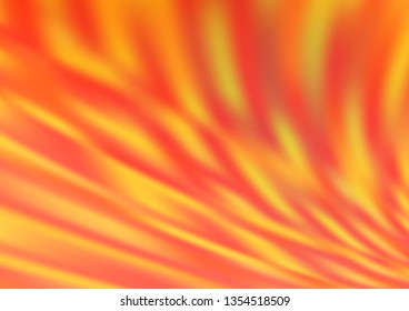 Light Orange vector blurred bright pattern. A vague abstract illustration with gradient. The background for your creative designs.