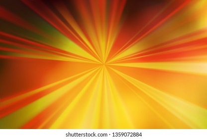 Light Orange vector blurred bright pattern. New colored illustration in blur style with gradient. Completely new design for your business.