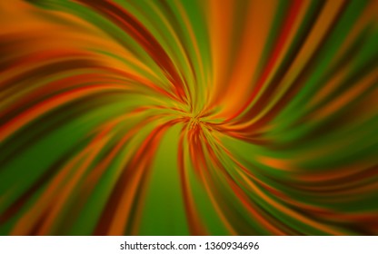 Light Orange vector blurred bright pattern. An elegant bright illustration with gradient. Elegant background for a brand book.
