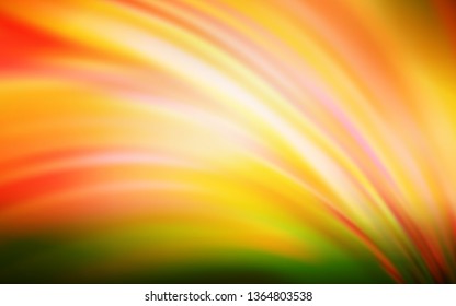Light Orange vector blurred bright template. Creative illustration in halftone style with gradient. Background for a cell phone.