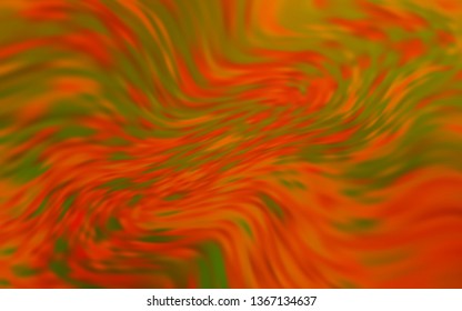 Light Orange vector blurred bright template. Shining colored illustration in smart style. Blurred design for your web site.