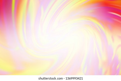 Light Orange vector blurred bright texture. Colorful illustration in abstract style with gradient. Completely new design for your business.