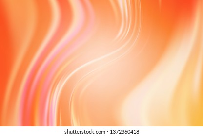 Light Orange vector blurred bright texture. A completely new colored illustration in blur style. New style design for your brand book.