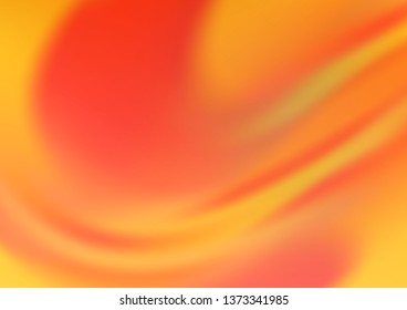 Light Orange vector blurred bright template. Colorful illustration in abstract style with gradient. The template can be used for your brand book.