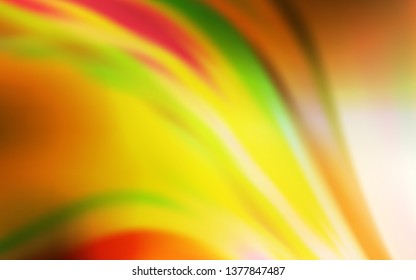 Light Orange vector blurred bright template. Glitter abstract illustration with gradient design. Background for a cell phone.
