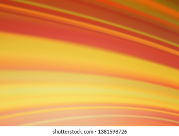 Light Orange vector blurred bright template. A completely new color illustration in a bokeh style. A new texture for your design.