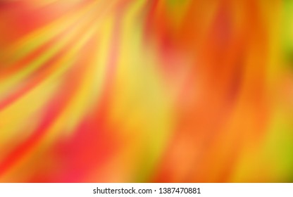 Light Orange vector blurred bright pattern. Creative illustration in halftone style with gradient. Elegant background for a brand book.