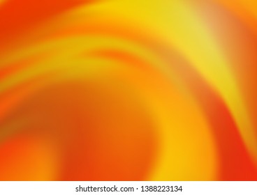 Light Orange vector blurred bright pattern. Shining colorful illustration in a Brand new style. A new texture for your design.