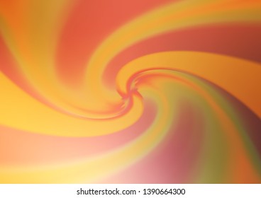 Light Orange vector blurred bright template. Shining colorful illustration in a Brand new style. The template can be used for your brand book.