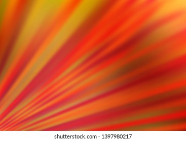 Light Orange vector blurred bright template. Shining colorful illustration in a Brand new style. The background for your creative designs.