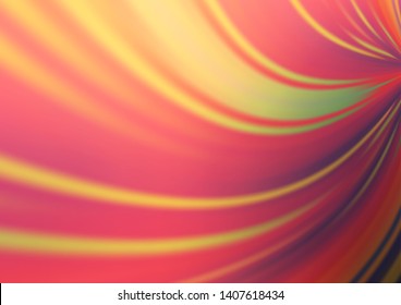 Light Orange vector blurred bright background. Creative illustration in halftone style with gradient. Brand new style for your business design.