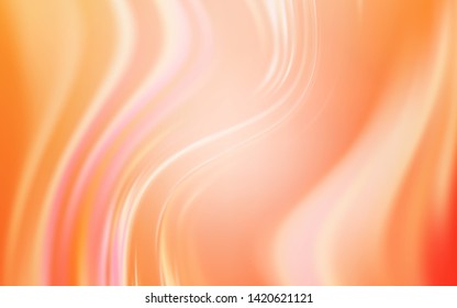 Light Orange vector blurred bright pattern. Modern abstract illustration with gradient. New way of your design.