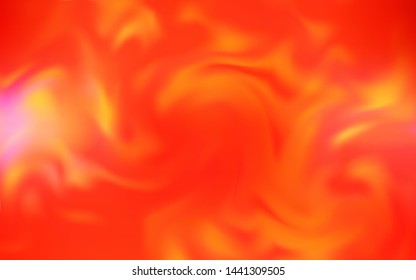 Light Orange vector blurred bright template. An elegant bright illustration with gradient. New way of your design.