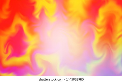 Light Orange vector blurred bright template. Colorful illustration in abstract style with gradient. The best blurred design for your business.