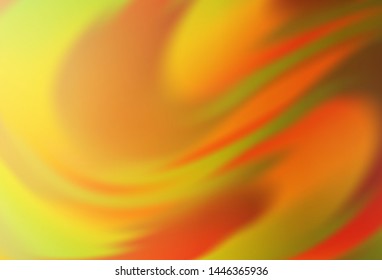 Light Orange vector blurred bright pattern. Glitter abstract illustration with gradient design. Completely new design for your business.