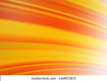 Light Orange vector blurred bright background. Shining colorful illustration in a Brand new style. The blurred design can be used for your web site.