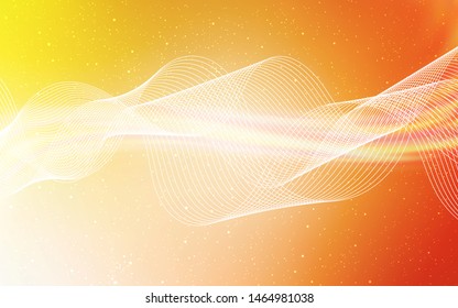 Light Orange vector blurred bright texture. An elegant bright illustration with gradient. Smart design for your work.