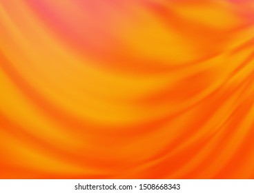 Light Orange vector blurred bright background. A completely new color illustration in a bokeh style. A completely new design for your business.