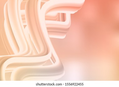 Light Orange vector blurred bright pattern. An elegant bright illustration with gradient. Smart design for your work.