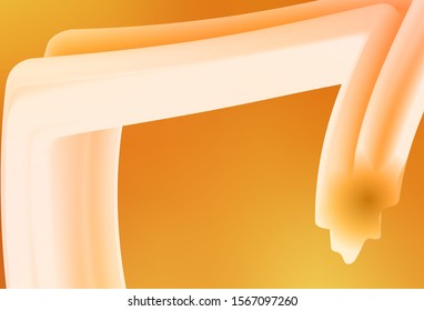 Light Orange vector blurred bright texture. Colorful abstract illustration with gradient. Elegant background for a brand book.