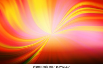 Light Orange vector blurred bright pattern. A completely new colored illustration in blur style. Smart design for your work.