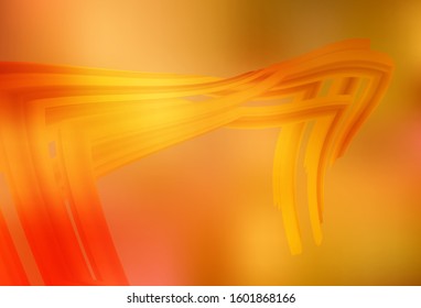 Light Orange vector blurred bright pattern. Colorful illustration in abstract style with gradient. The best blurred design for your business.