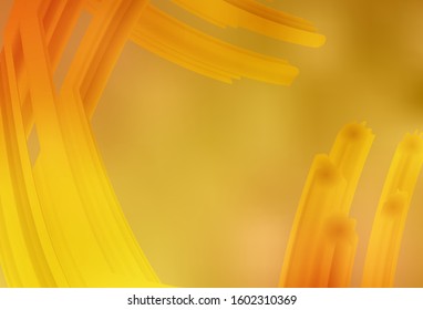 Light Orange vector blurred bright pattern. An elegant bright illustration with gradient. Background for designs.